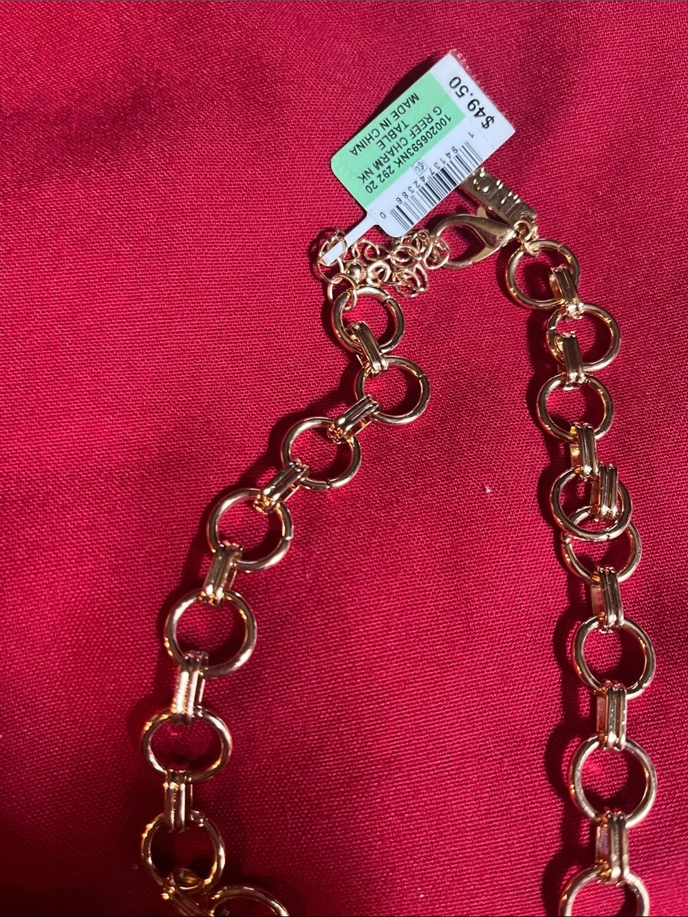 INC International Gold-Tone Reef Imitation Pearl Sea Life Charm Necklace NEW